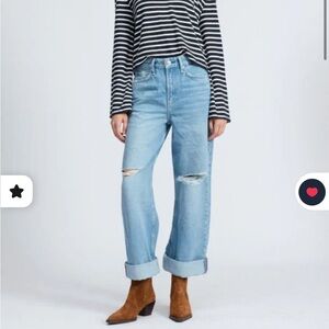 Rag & Bone Faded Blue Denim Jeans